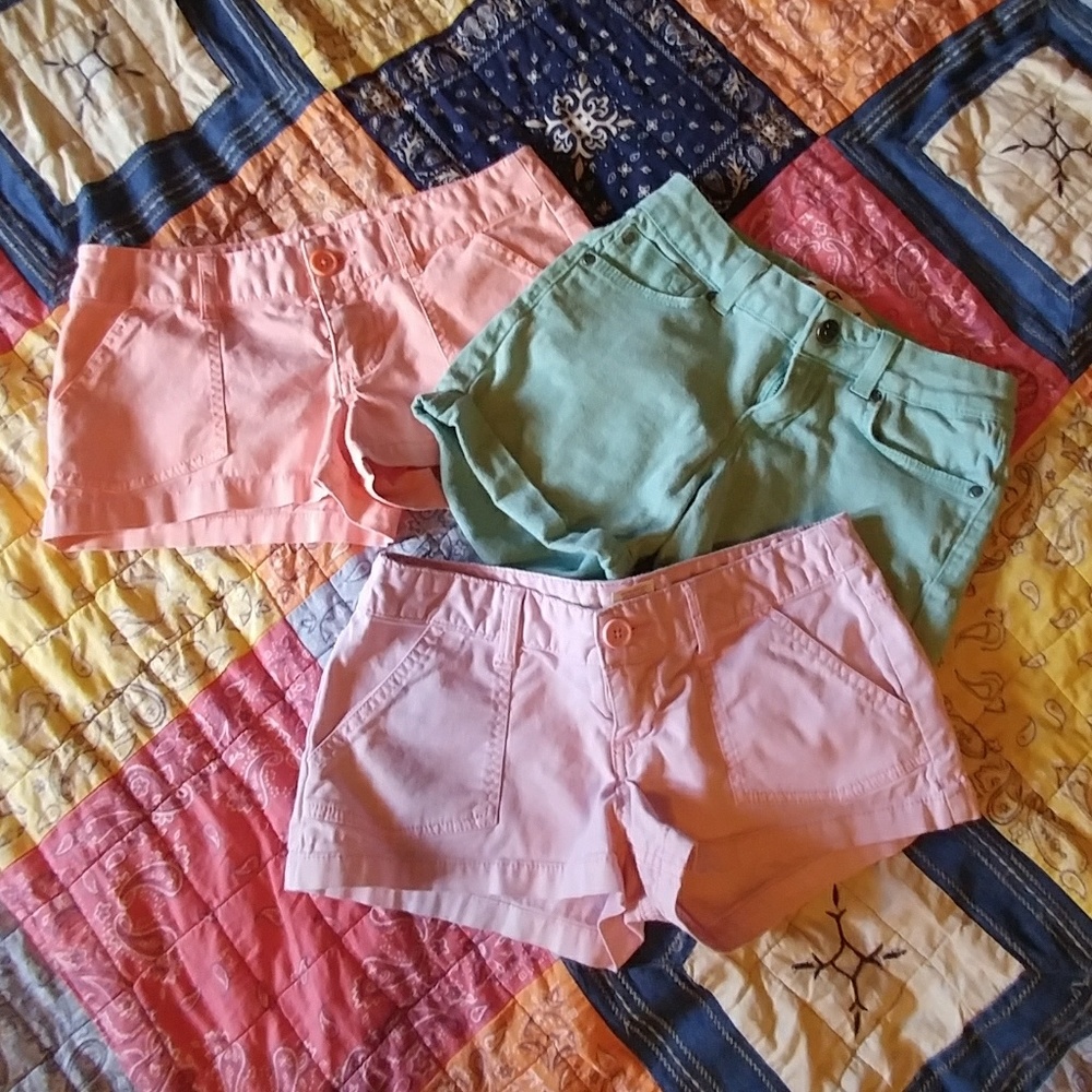 2/8 Colorful summer shorts bundle boho hippie cute